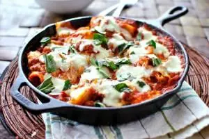 لازانیای تابه‎ای (Skillet Lasagna)