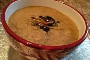 آش بلغور شیر