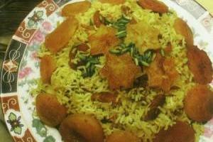 رشته پلو قیسی