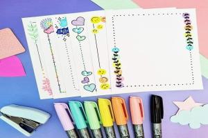 نقاشی حاشیه دفتر