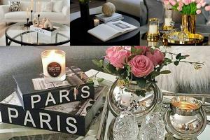 تزیین میز جلو مبلی