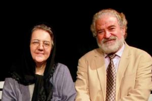 کاظم هژیرآزاد و همسرش