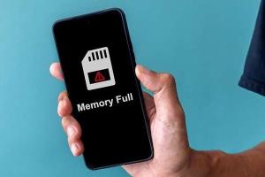 علامت memory full روی موبایل