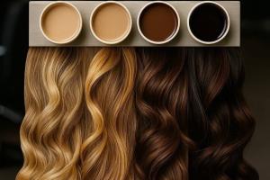 رنگ مو نسکافه ای