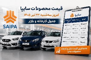محصولات سایپا