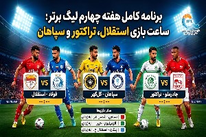بازی های فردا لیگ برتر