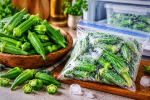فریز کردن بامیه