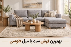 ست مبل طوسی