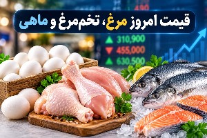 مرغ و ماهی و تخم مرغ