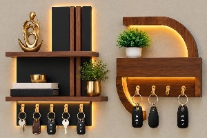 جاکلیدی فانتزی لایت دار دیواری
