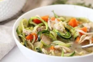 سوپ مرغ و کدو