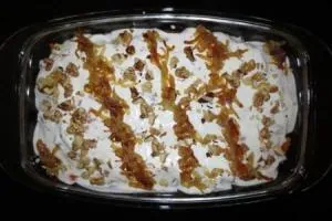 خوراک مرغ و سبزیجات قفقازی