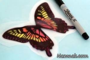 کاردستی پروانه