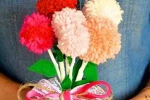 منگوله با کاموا