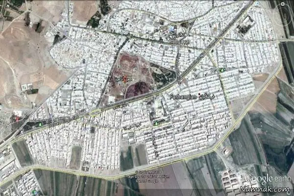 مسیر دسترسی به معبد آناهیتا
