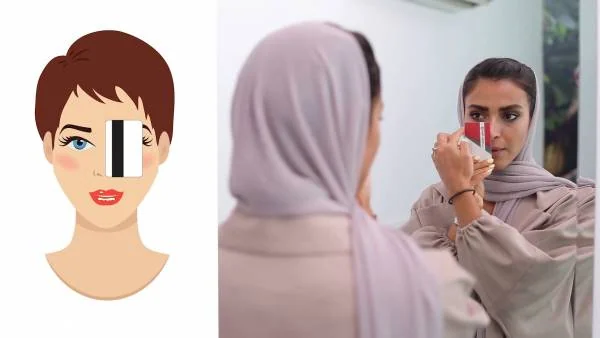 عینک آفتابی اندازه گیری سایز عینک