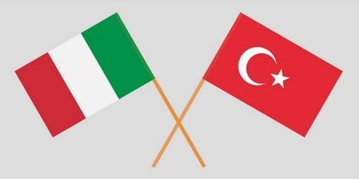 پرچم ایتالیا و ترکیه