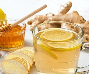 دمنوش زنجبیل و لیمو