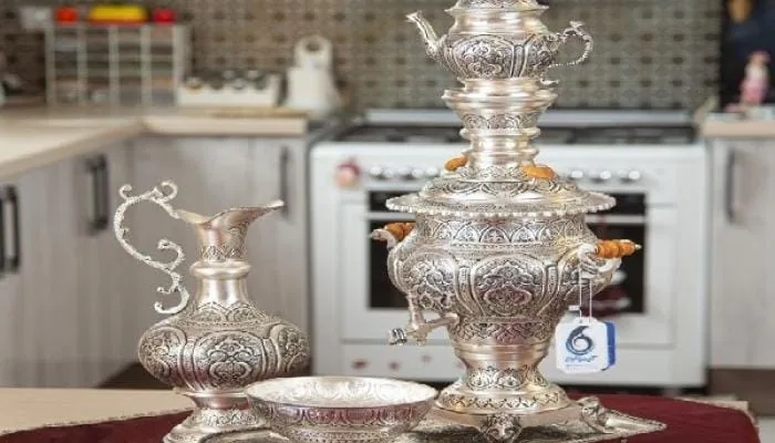 سرویس سماور نقره نما