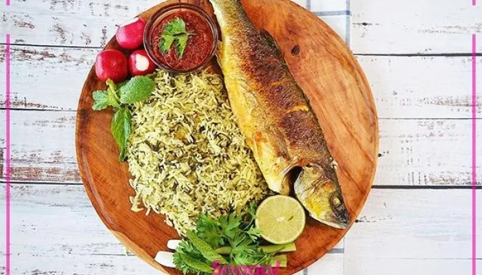 سبزی پلو با ماهی