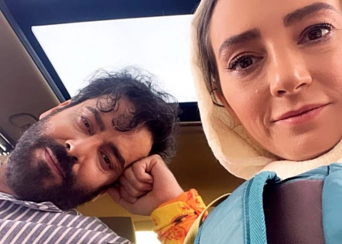 سحر ولد بیگی در کنار نیما فلاح