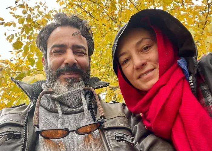 سلفی سحر ولدیگی و همسرش
