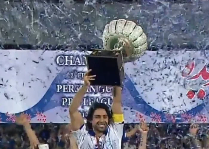 فرهاد مجیدی در جشن قهرمانی استقلال