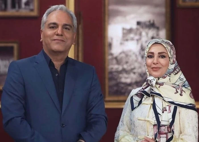 ژبلا صادقی و مهران مدیری