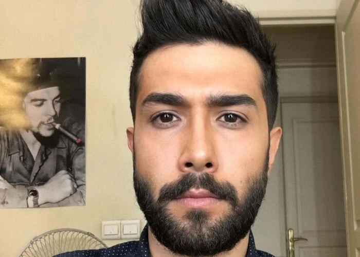 سلفی حسین مهری بازیگر