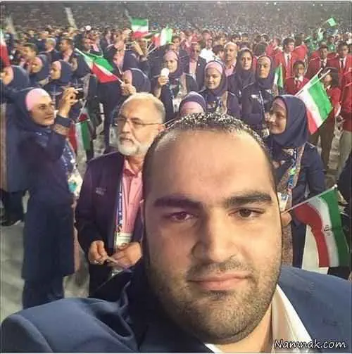 عکس سلفی حامد بهداد در اینچئون کره