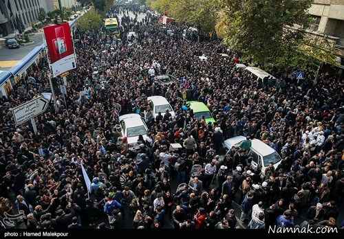 حضور مردم در تشییع جنازه مرتضی پاشایی