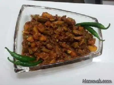 خوراک واویشگای بادمجان