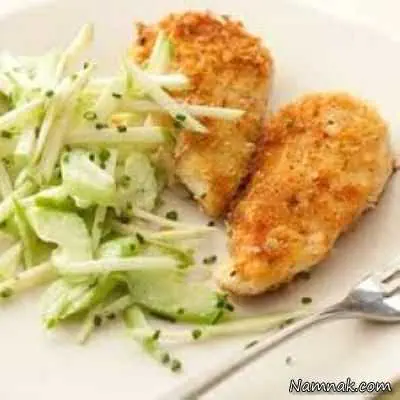 کوکوی مرغ و سیب