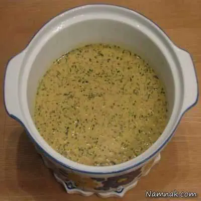 اشکنه ماست و تخم مرغ 