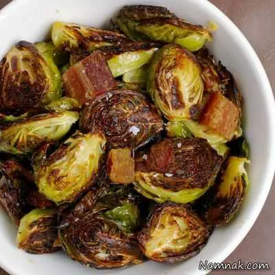 کلم بروکسل برشته