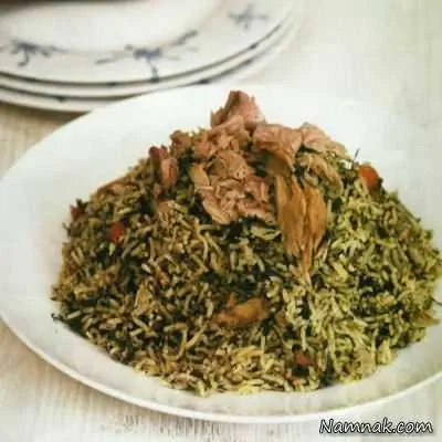 شور ماهی پلو