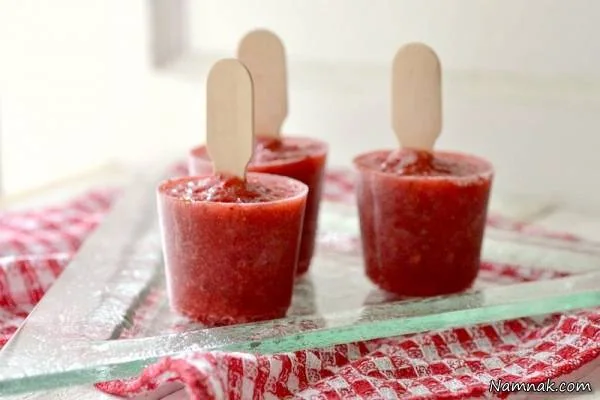 بستنی یخی شلیل