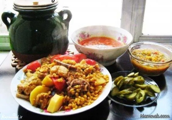 آبگوشت لپه