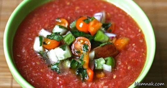 سوپ گوجه فرنگی