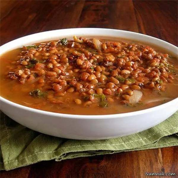 سوپ لوبیا چشم بلبلی