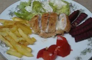 کوردن بلو با پنیر چدار