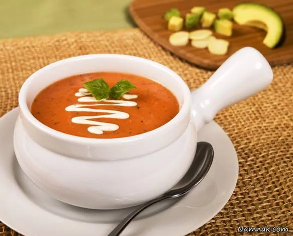 آش گوجه فرنگی خوشمزه