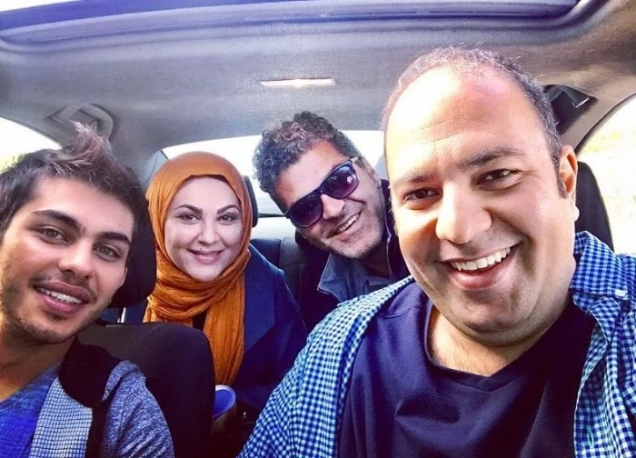 لاله اسکندری در سلفی علی اوجی