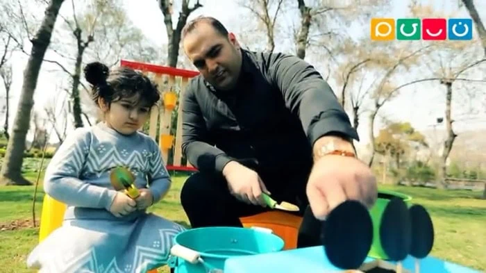بهداد سلیمی و دخترش