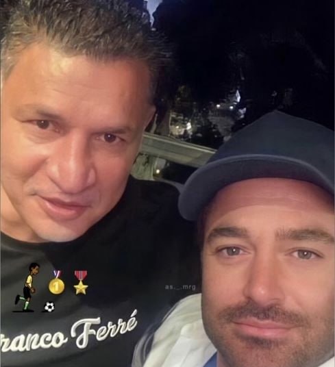 علی دایی و رضا گلزار