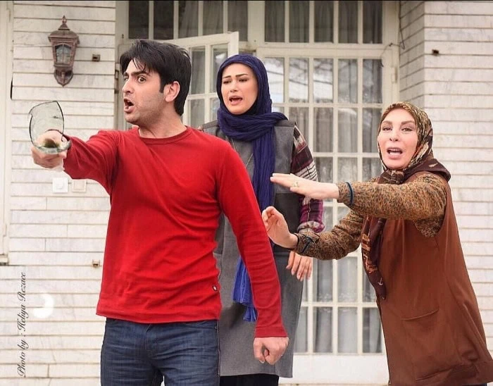 لادن مستوفی و امیرحسین آرمان
