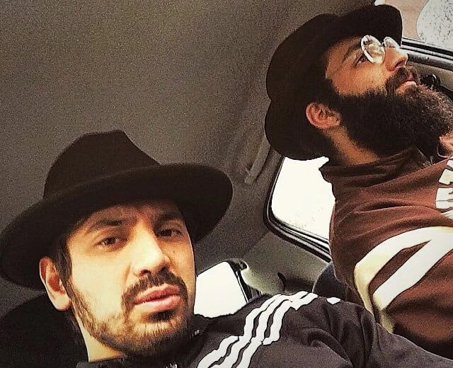 حمید صفت و امیرعباس گلاب