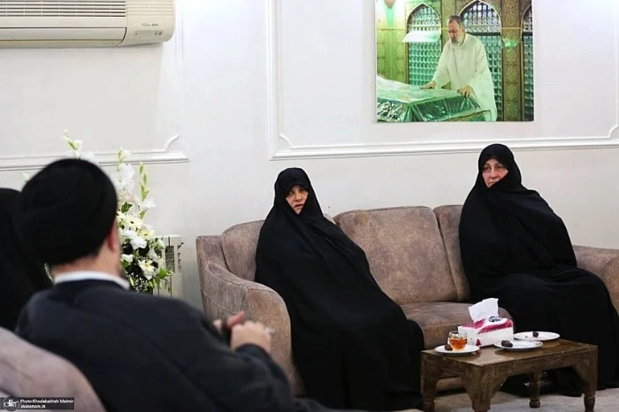 پسر و عروس امام خمینی