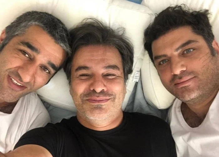 سام درخشانی و پژمان جمشیدی و پیمان قاسم خانی