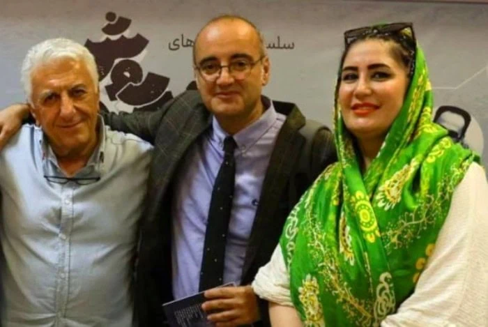اردشیر رستمی و همسرش و رضا کیانیان